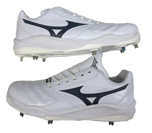 Mizuno - Pro Select Metal Cleats White/Black