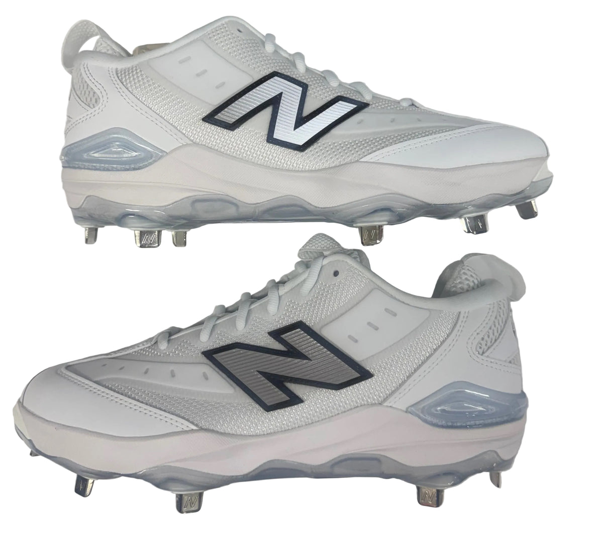 New Balance M30009NC White Metal Cleat