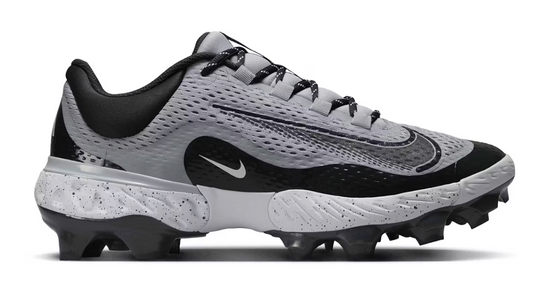 Nike Alpha Huarache Elite 4 Low Mcs Wolf Grey/ Dark Smoke Grey-White