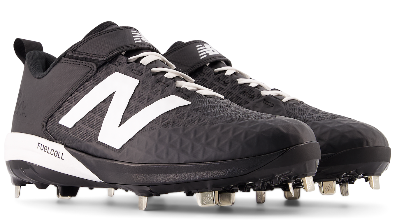 New Balance L4040BK8  Black Metal Cleat